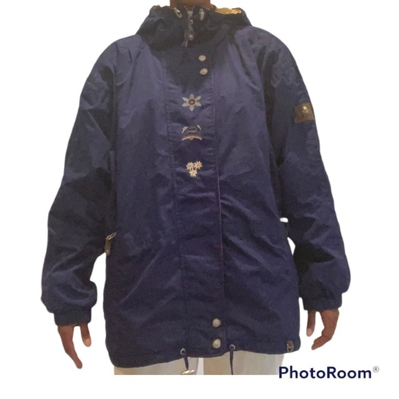 Obermeyer Vintage Rosi Snow Jacket Women Blue - Picture 4 of 14